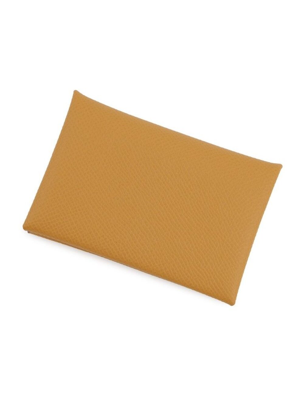 Hermes Card Case Calvi Sesame Silver Chevre Mysore Business